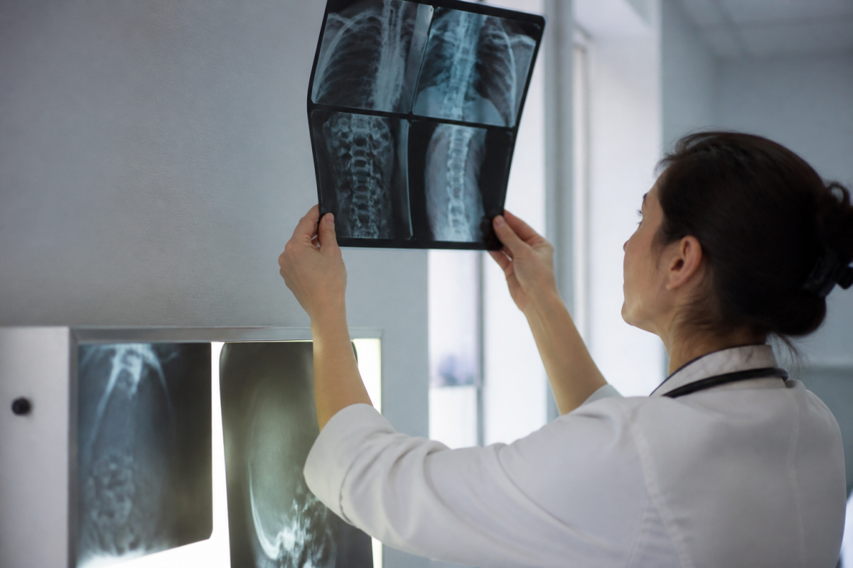 Negatifs translucides et tirage blanc medical